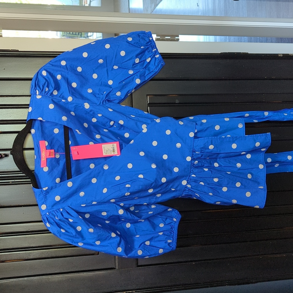 Lilly Pulitzer Kara cotton wrap top 00
